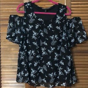 Cold shoulder blouse